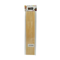 ARTORIAL Wooden Stick Square 5mm x 30cm - Pack of 10